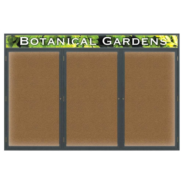 Open Faced Traditional Rounded Corkboard